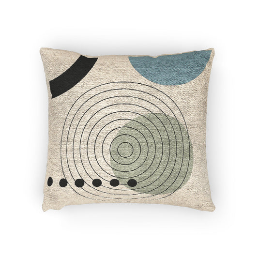 Celestial Harmony – Geometric Woven Throw Pillow