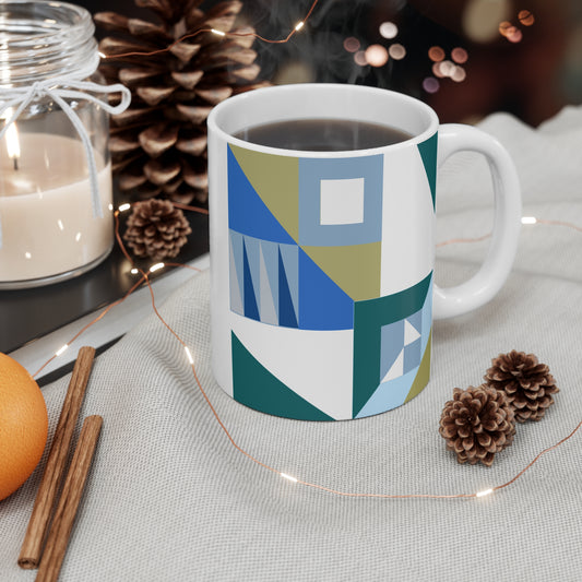 Abstract Pattern Ceramic Mug