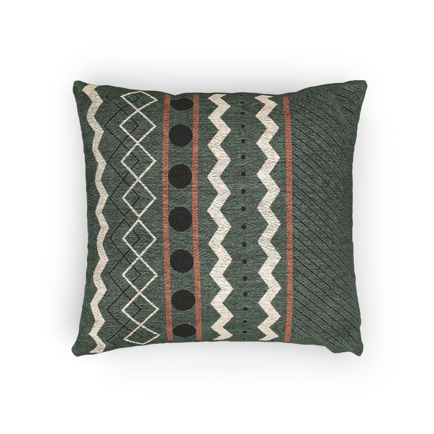 Tribal Geometric Pattern - Throw Pillow