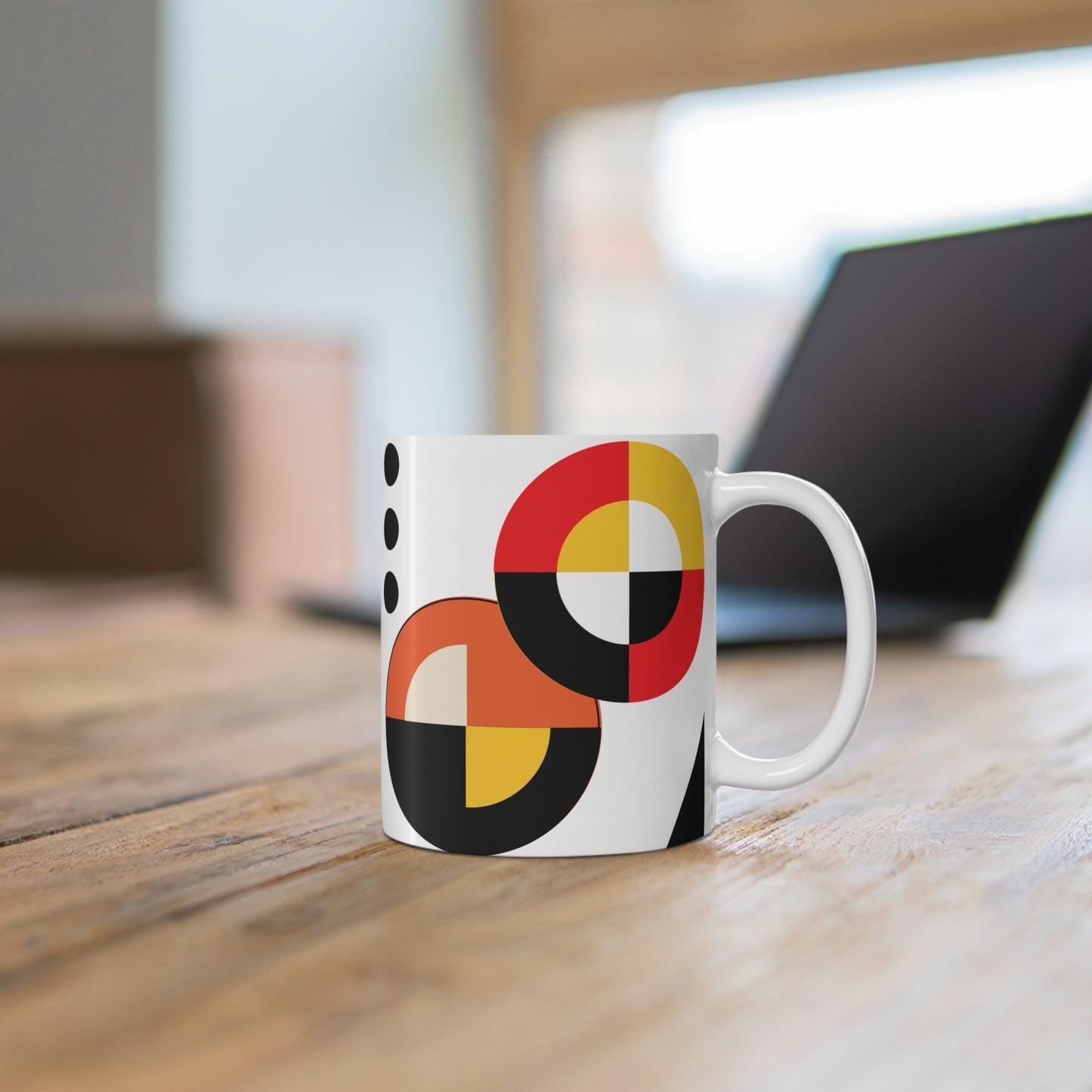 Interlocking Circle Ceramic Mug