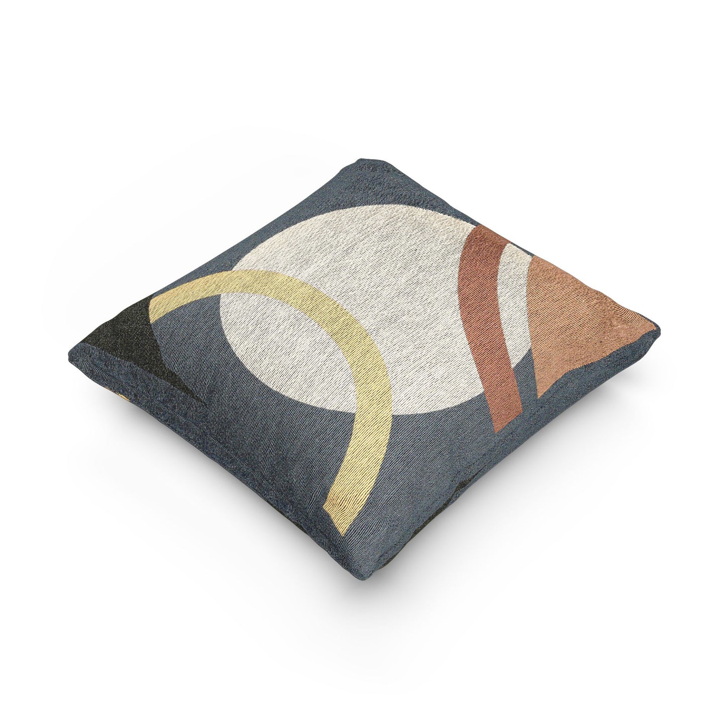 Orbital Layers Throw Pillow ā Abstract Curves in Motion