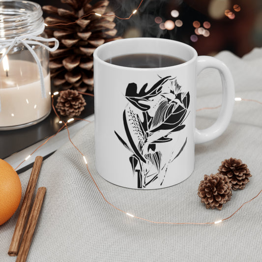 Elegant Floral Mug