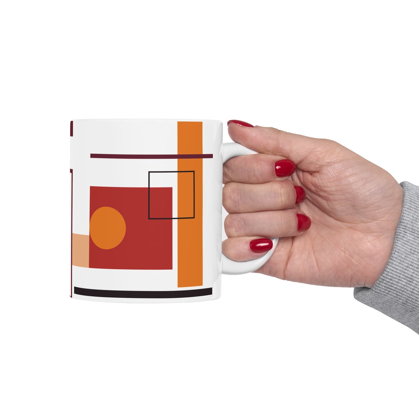 Bold Abstract Bands Coffee Mug | 11 oz Mug