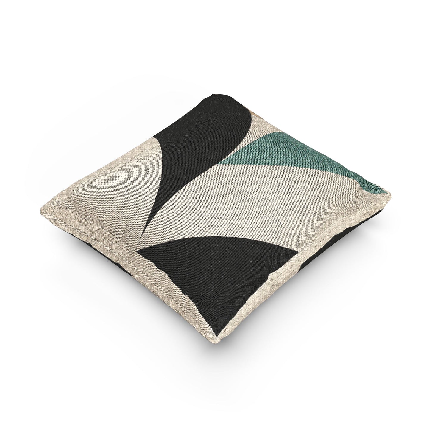 Axis Throw Pillow – Balanced Geometry in Earth Tones