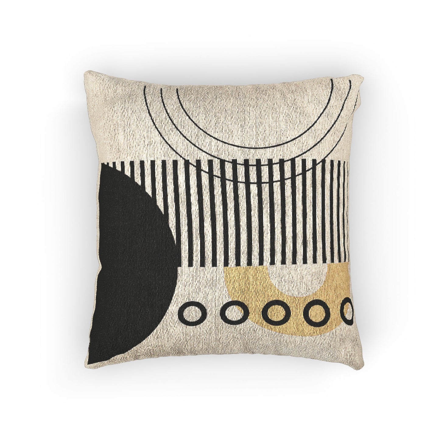 Modern Geometric Woven Pillow - Boho Decor for Cozy Living Spaces