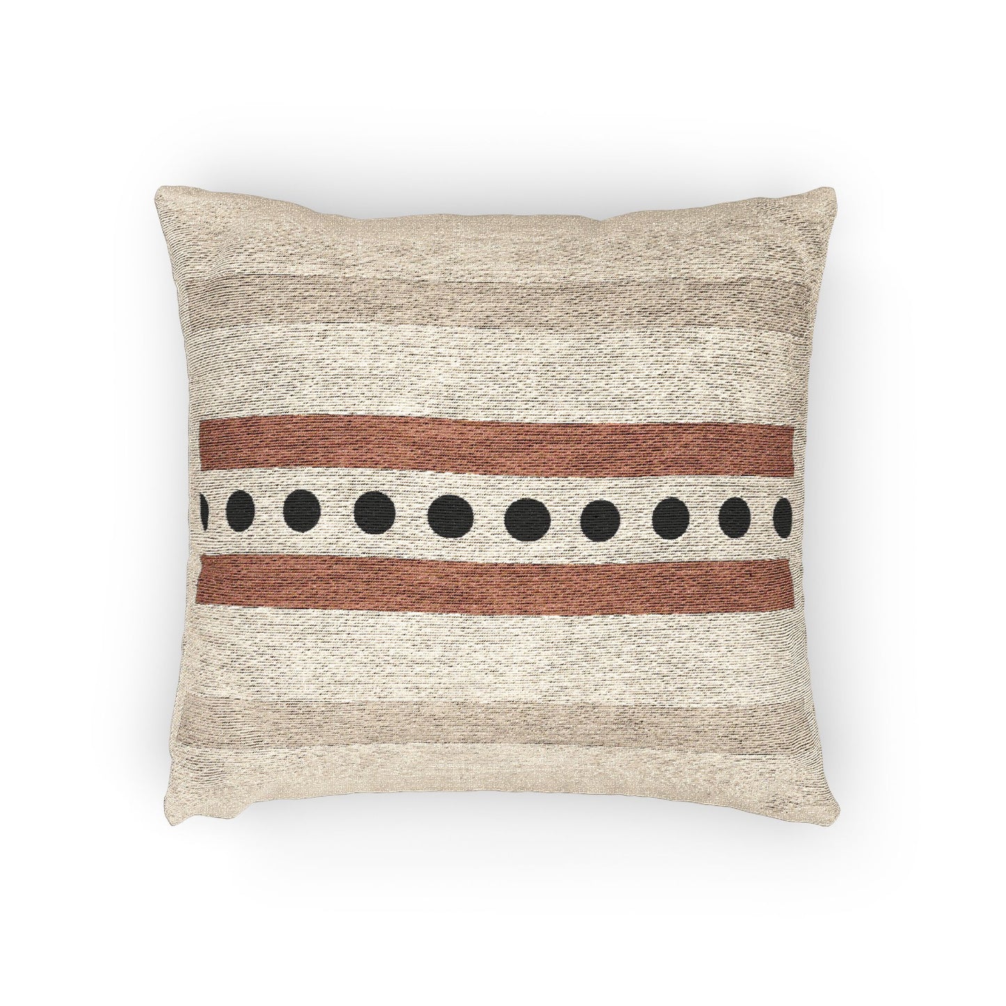 Modern Stripes – Geometric Woven Throw Pillow