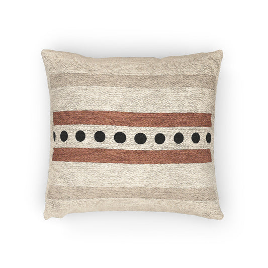Modern Stripes – Geometric Woven Throw Pillow