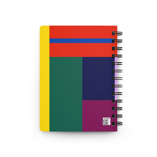 Color Block Spectrum Notebook – Abstract Geometry in Rainbow Tones