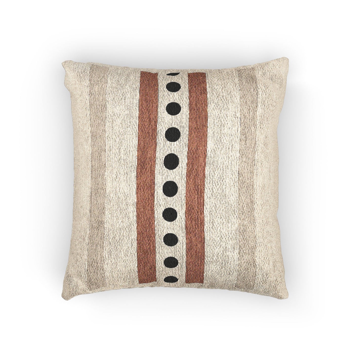 Modern Stripes – Geometric Woven Throw Pillow