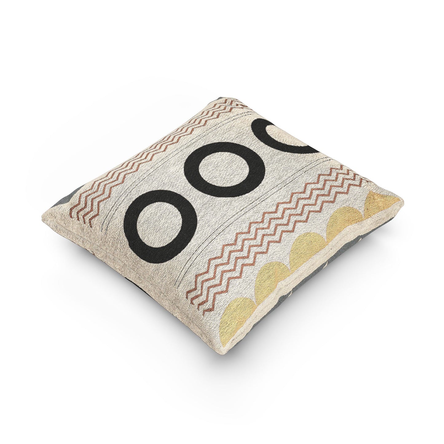Deco Luxe – Geometric Woven Throw Pillow