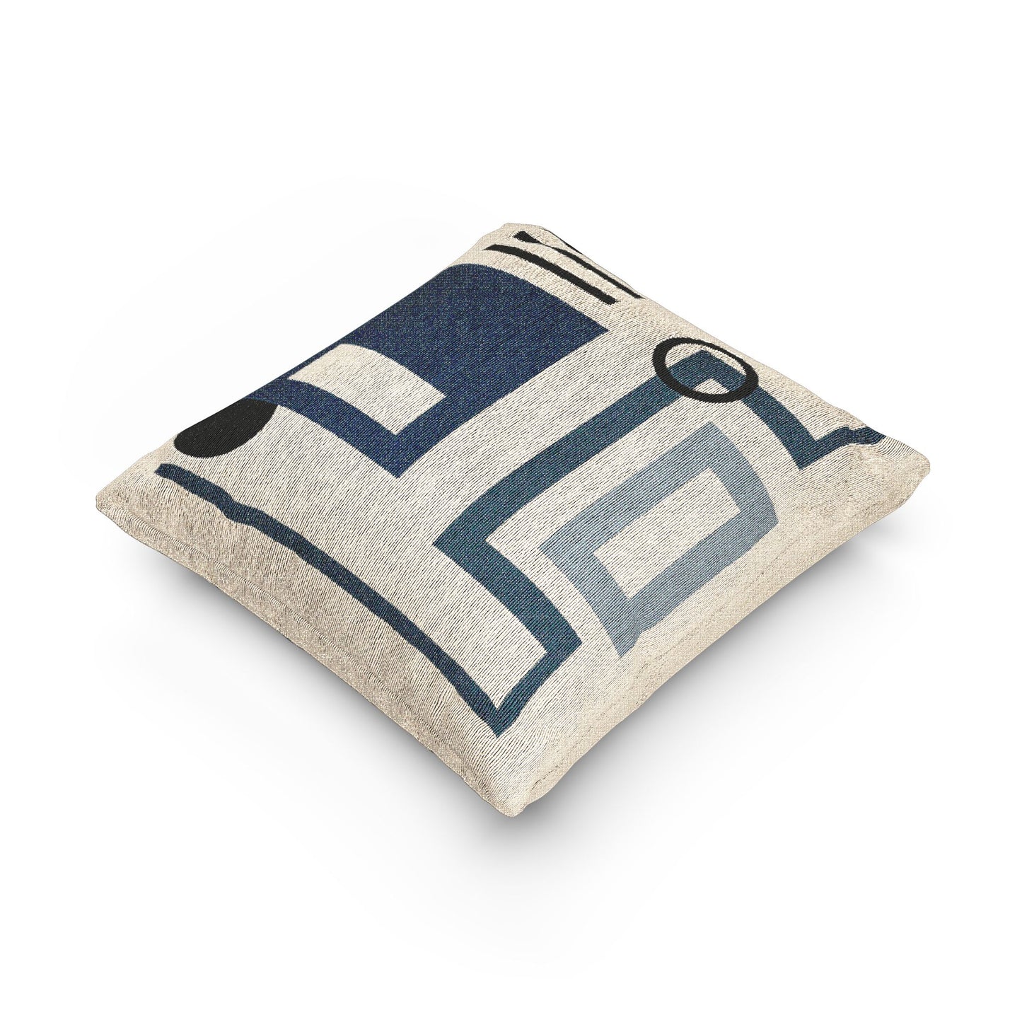 Fluid System Schematic Pillow – Engineering Blueprint Style