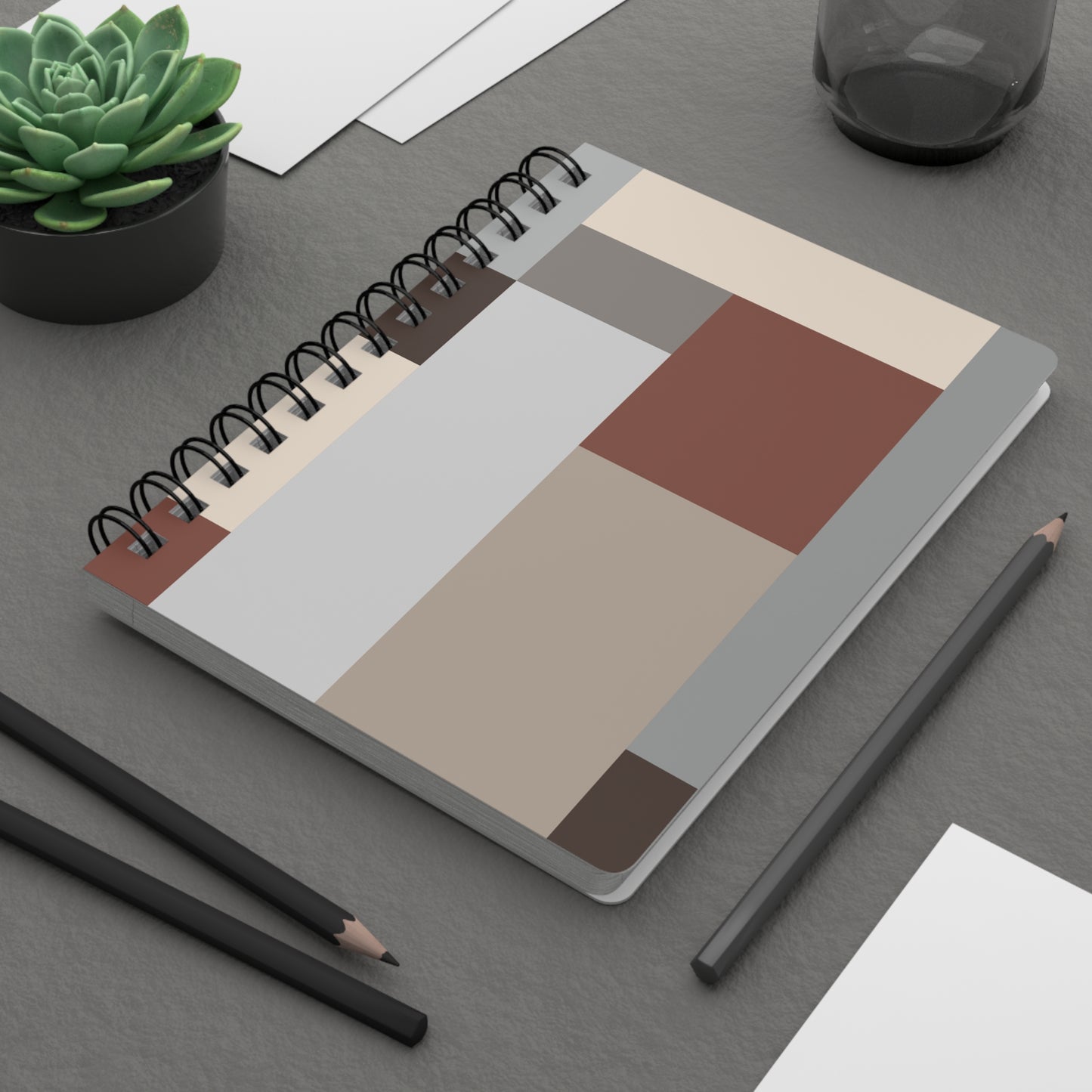 The Structuralist: Abstract Color Block Journal