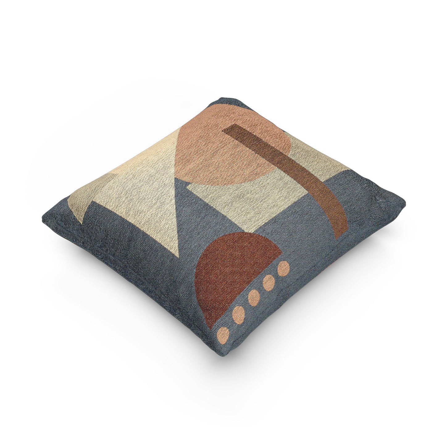 Orbital Layers Throw Pillow – Earth & Citrus Geometry