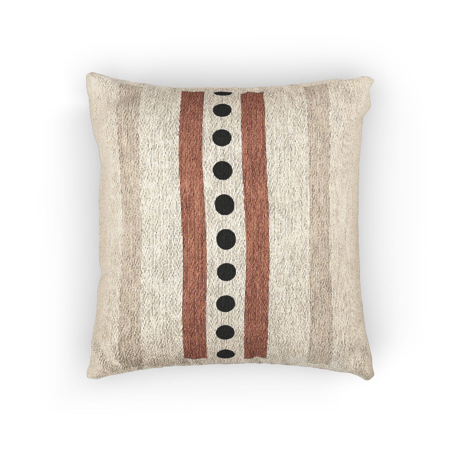 Modern Stripes – Geometric Woven Throw Pillow