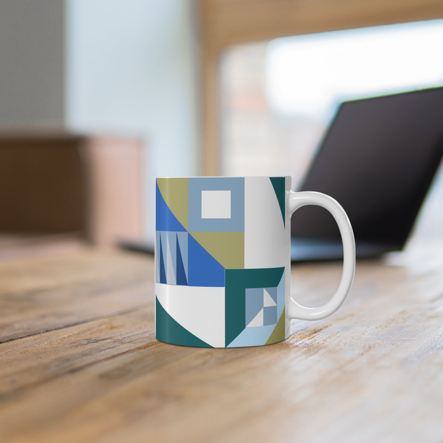 Abstract Pattern Ceramic Mug