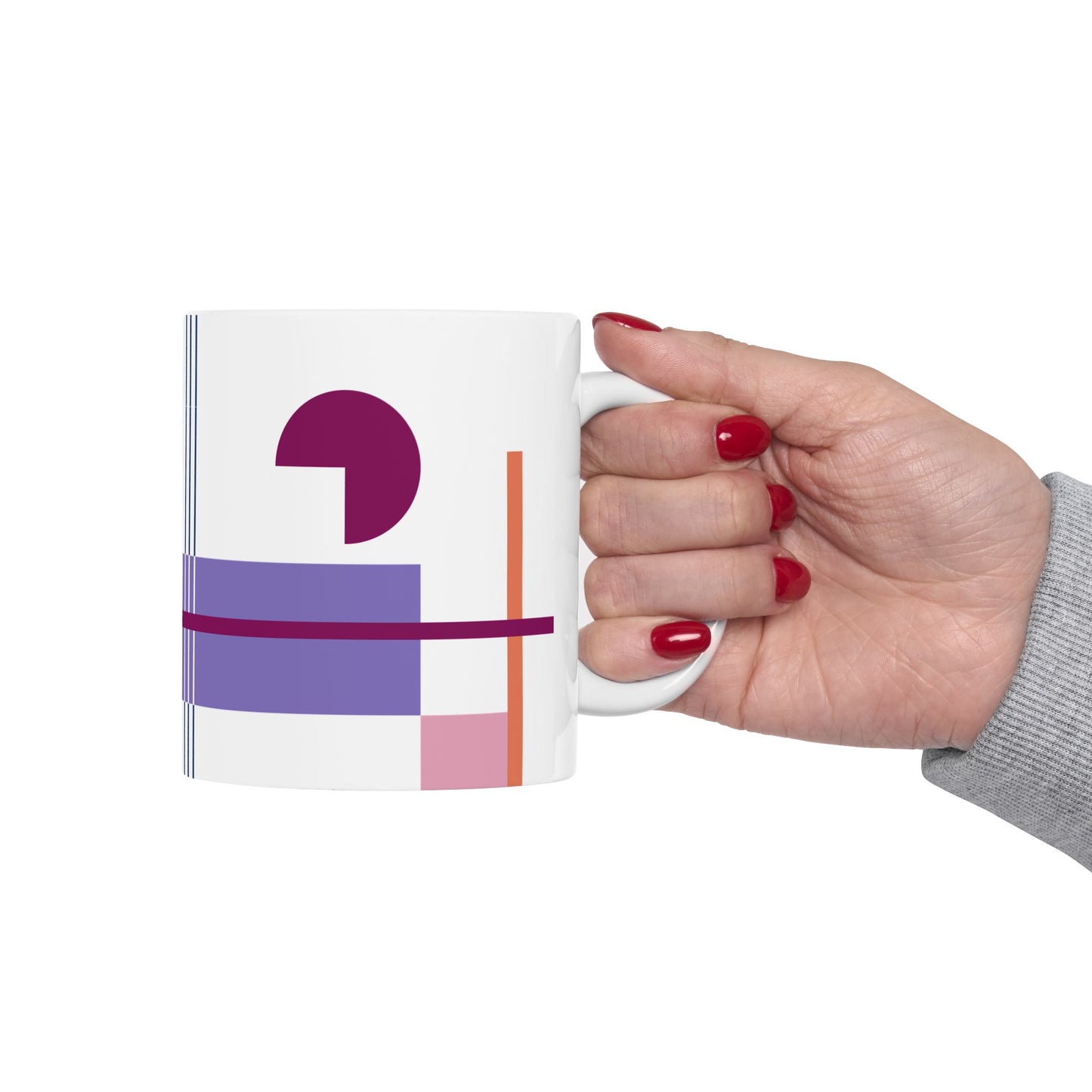 Intersecting Shapes Abstract Coffee Mug | 11 oz Mug