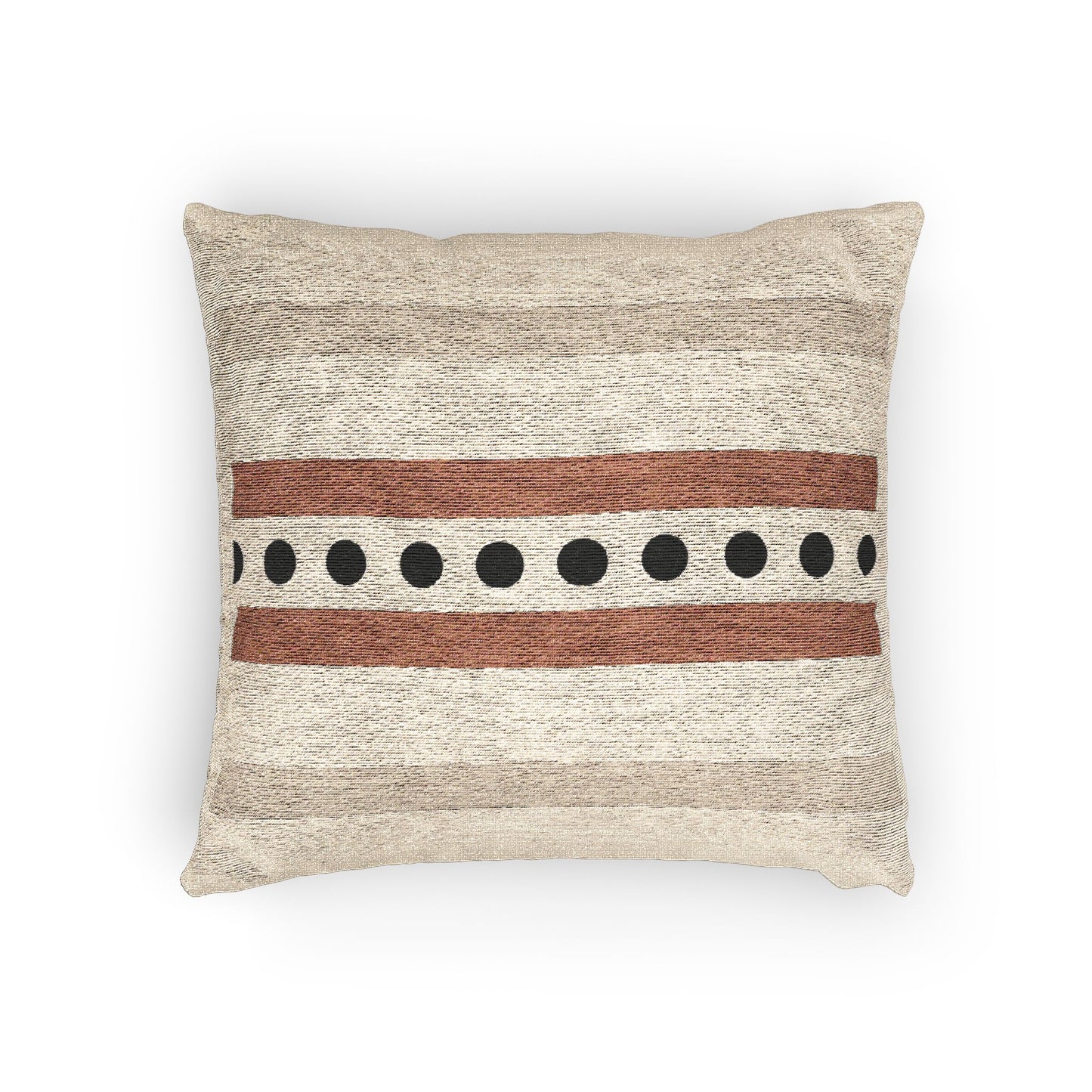 Modern Stripes – Geometric Woven Throw Pillow