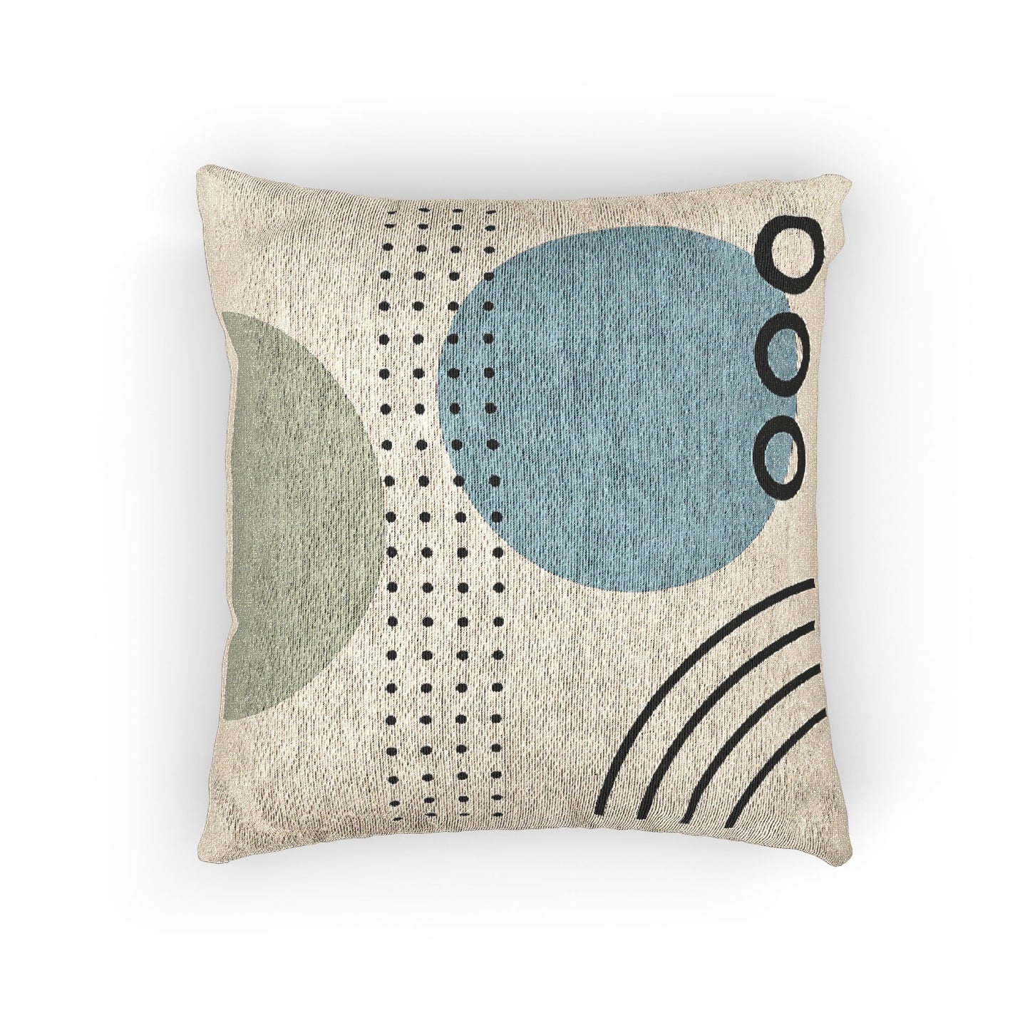 Celestial Geometry – Geometric Woven Throw Pillow