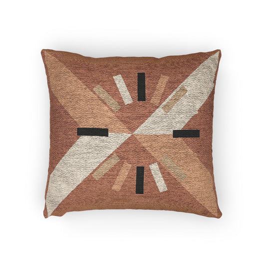 “Axis & Echo” – Geometric Throw Pillow Cover