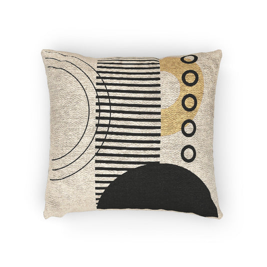 Modern Geometric Woven Pillow - Boho Decor for Cozy Living Spaces