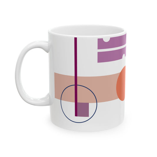 Intersecting Shapes Abstract Coffee Mug | 11 oz Mug