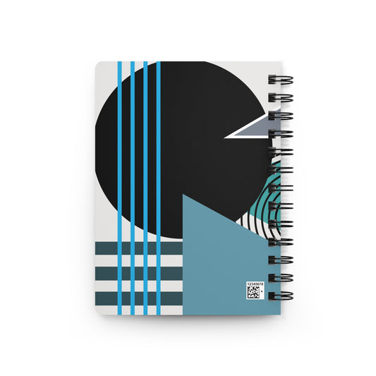 Geometric Balance Spiral Notebook