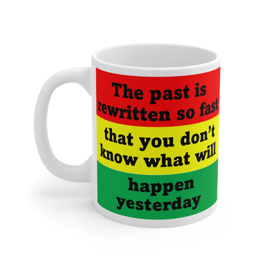 Echoes of Erasure – Ceramic Mug with Historical Quote
