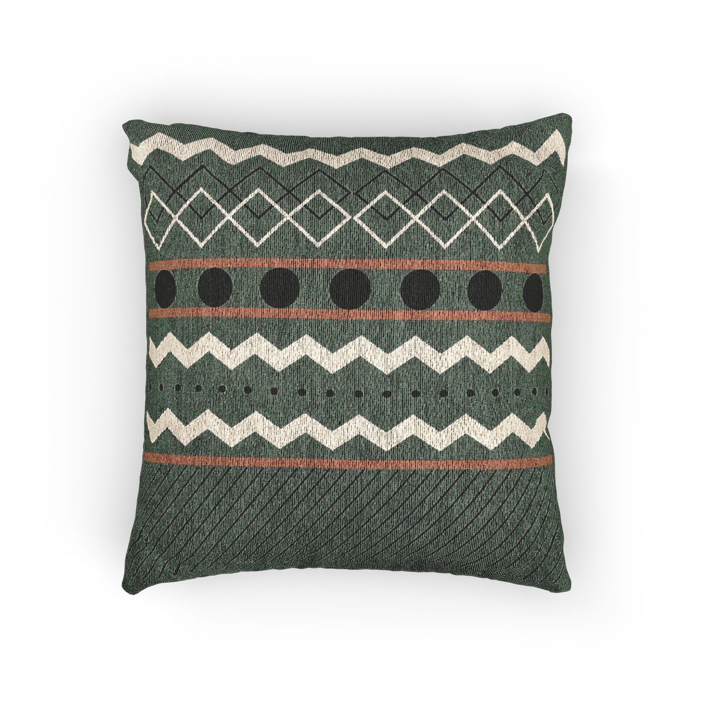 Tribal Geometric Pattern - Throw Pillow