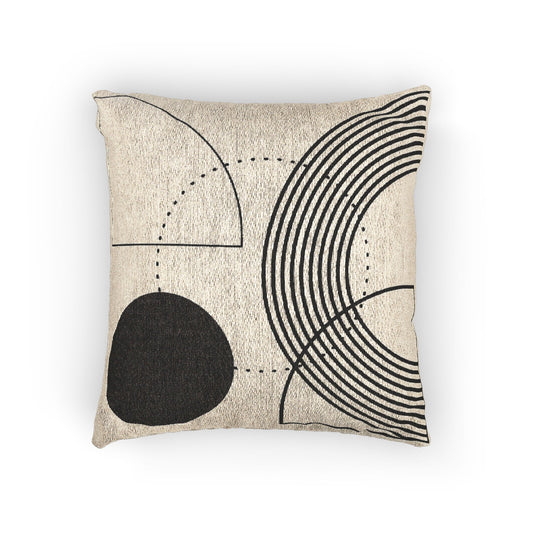 Modern Geometric Woven Pillow for Cozy Home Decor