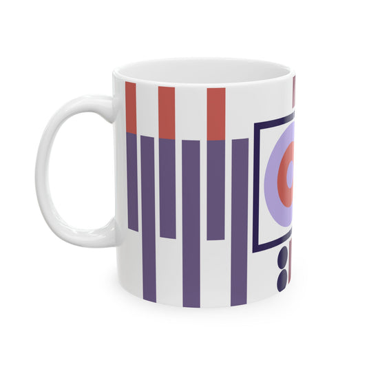 Purple Blocks & Cozy Coffee Mug | 11 oz Mug