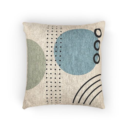 Celestial Geometry – Geometric Woven Throw Pillow