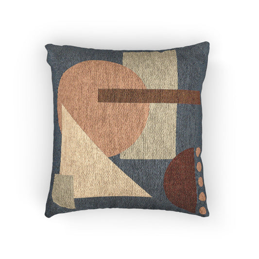 Orbital Layers Throw Pillow – Earth & Citrus Geometry