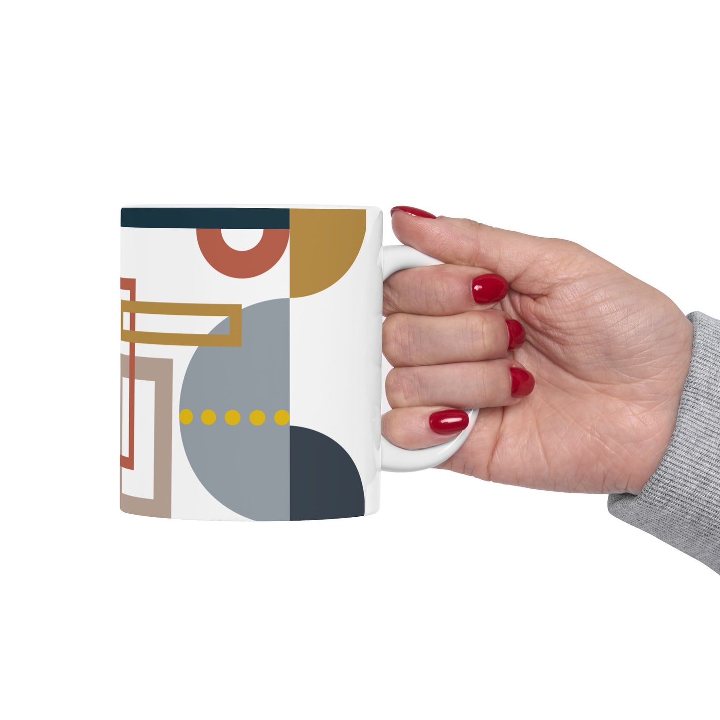 Abstract Shapes & Lines Coffee Mug | 11 oz Mug