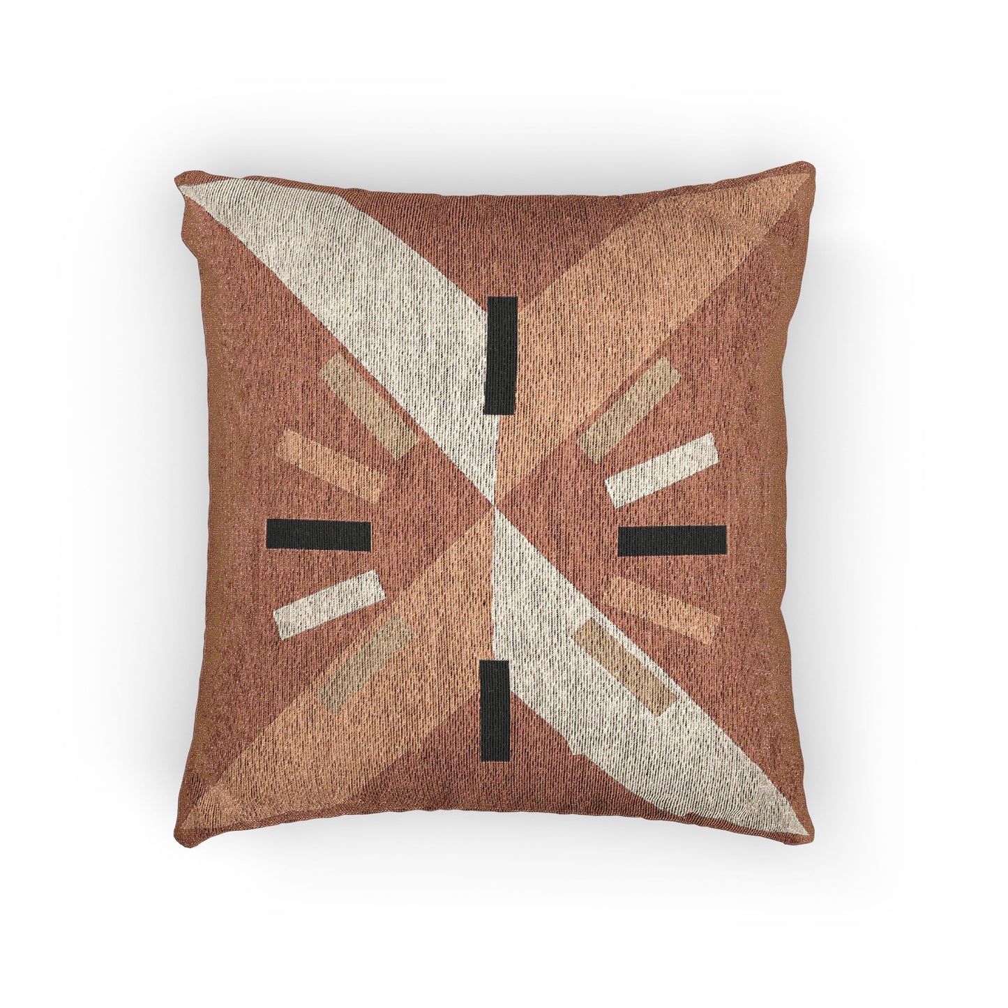 “Axis & Echo” – Geometric Throw Pillow Cover