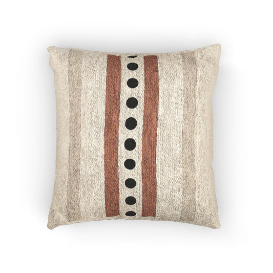 Modern Stripes – Geometric Woven Throw Pillow