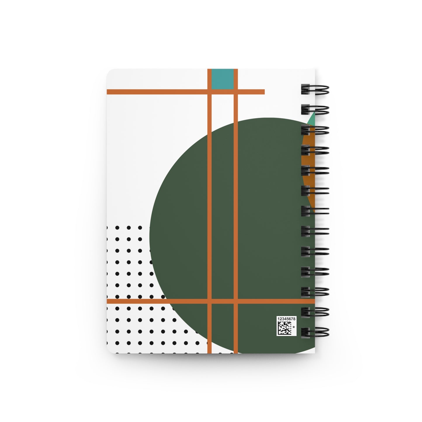 Orbit Grid Spiral Notebook