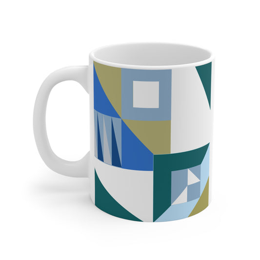 Abstract Pattern Ceramic Mug