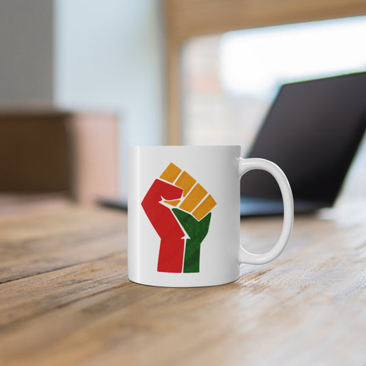 Echoes of Erasure – Ceramic Mug with Historical Quote