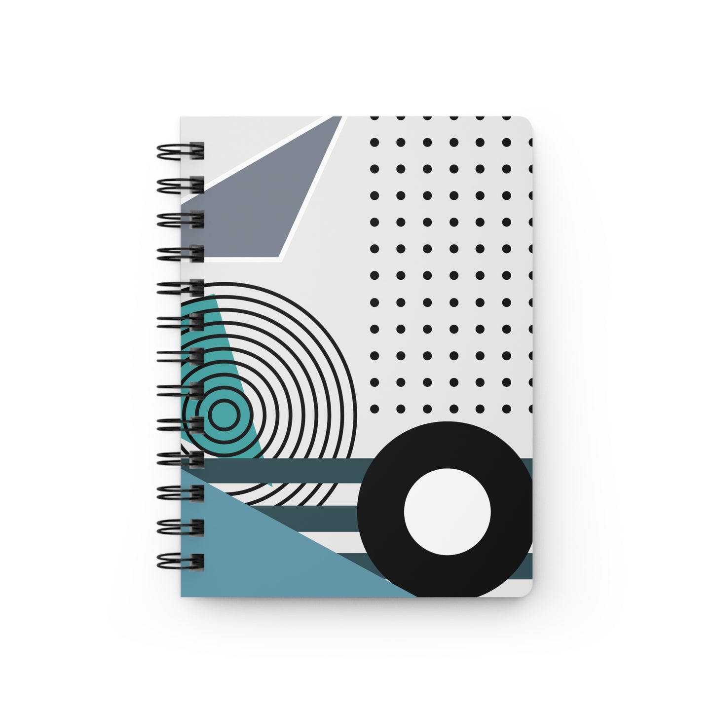 Geometric Balance Spiral Notebook