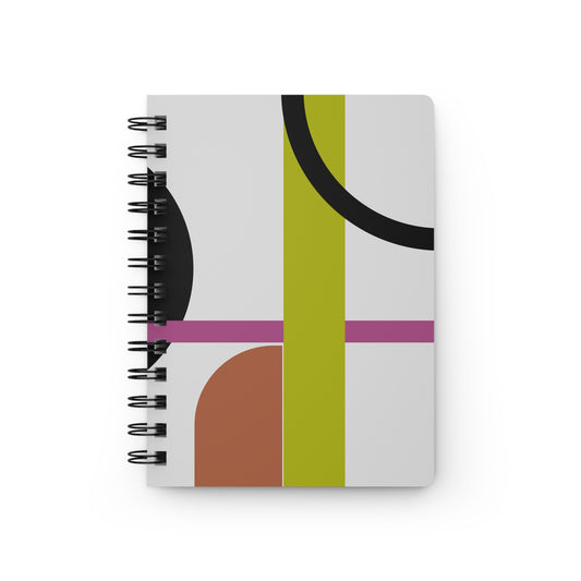 Intersect Abstract Spiral Notebook