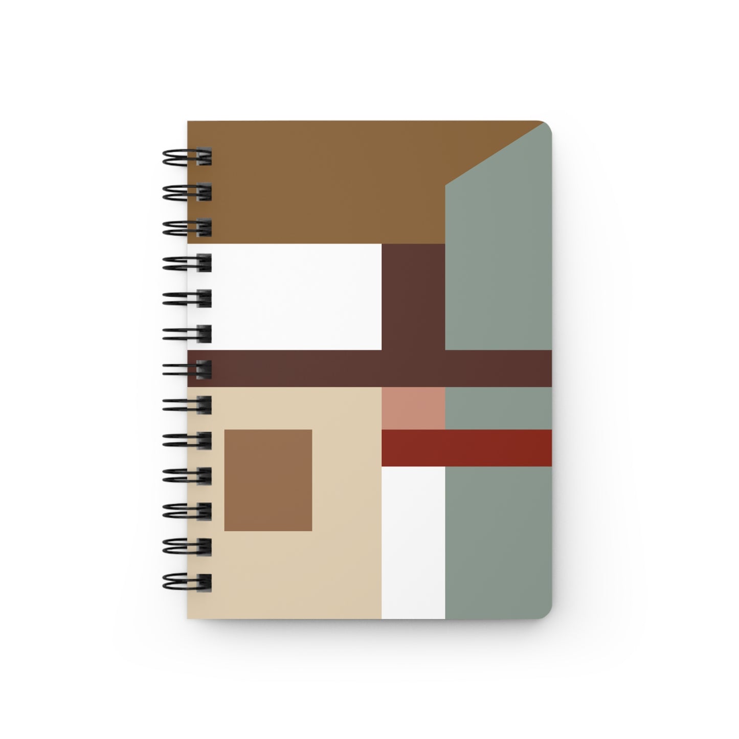 Gallery Wall Geometric Art Journal - Autumnal & Neutral Hues | Stylish Notebook for Creative Writing, Sketching, Gift for Artists, Minimalist Stationery