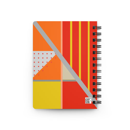 Abstract Stripes & Shapes Notebook