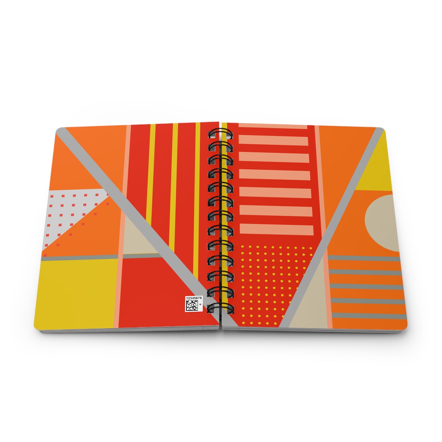 Abstract Stripes & Shapes Notebook