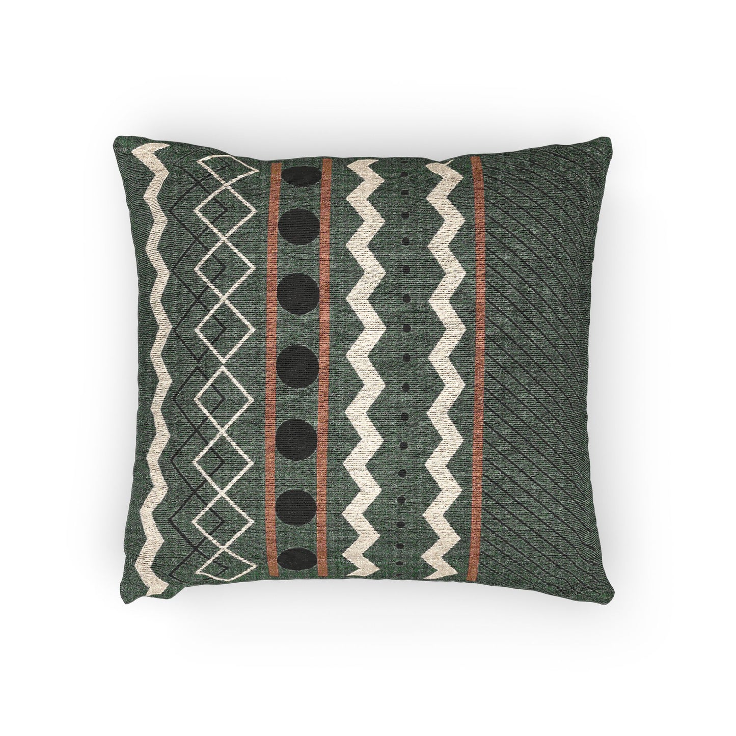 Tribal Geometric Pattern - Throw Pillow
