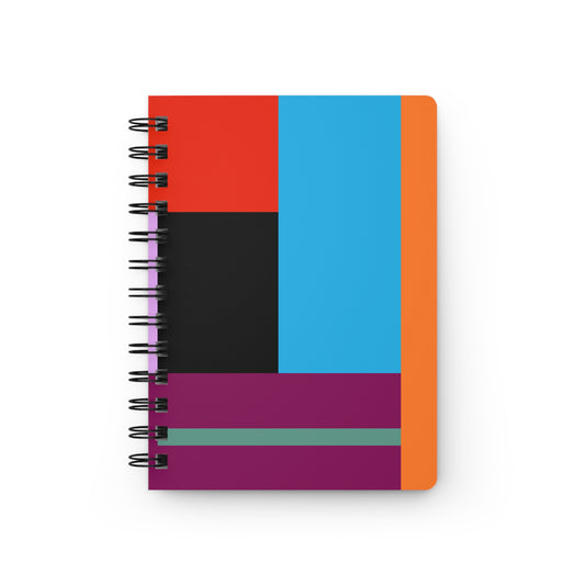 Color Block Spectrum Notebook – Abstract Geometry in Rainbow Tones