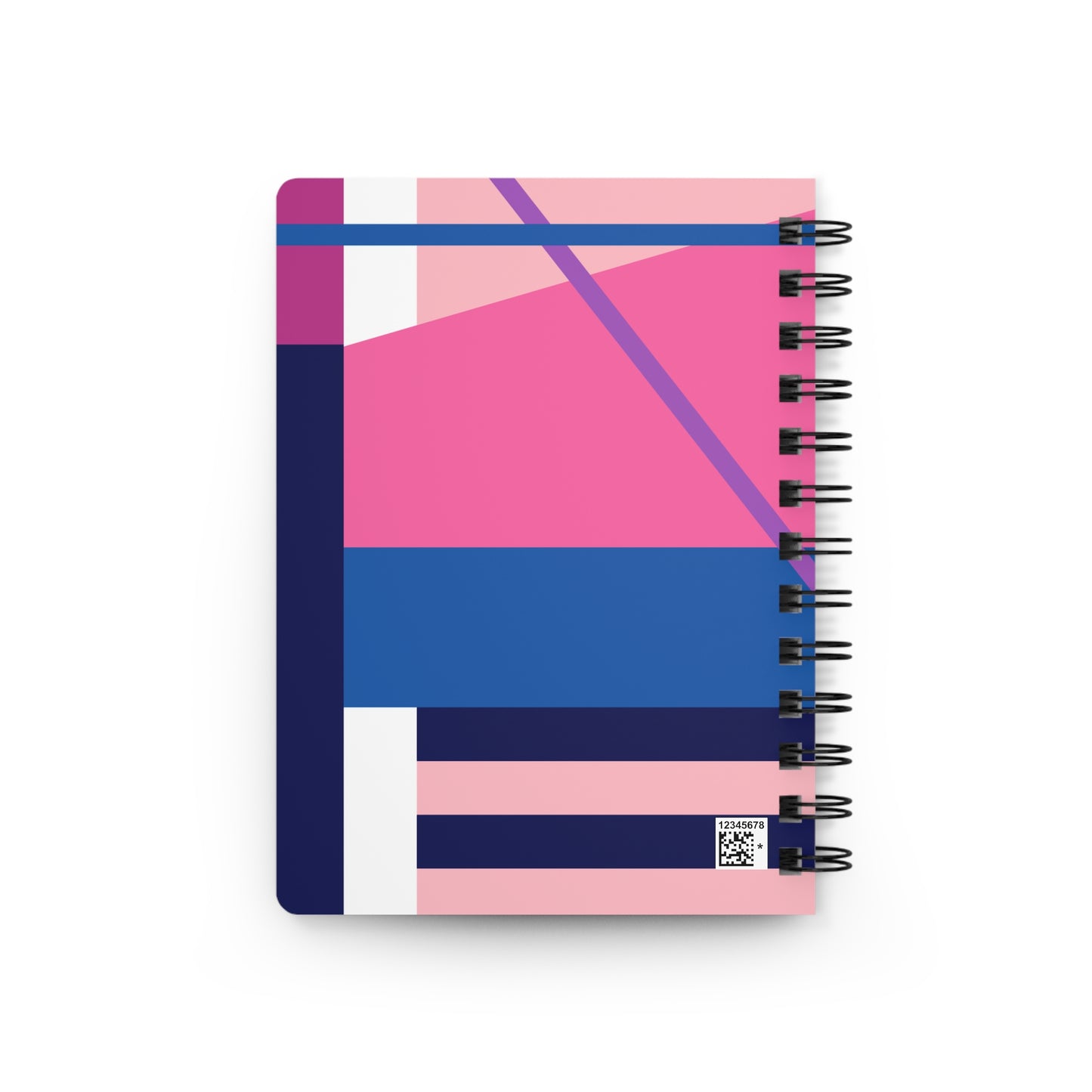 Prism Dreams: Abstract Spiral Notebook