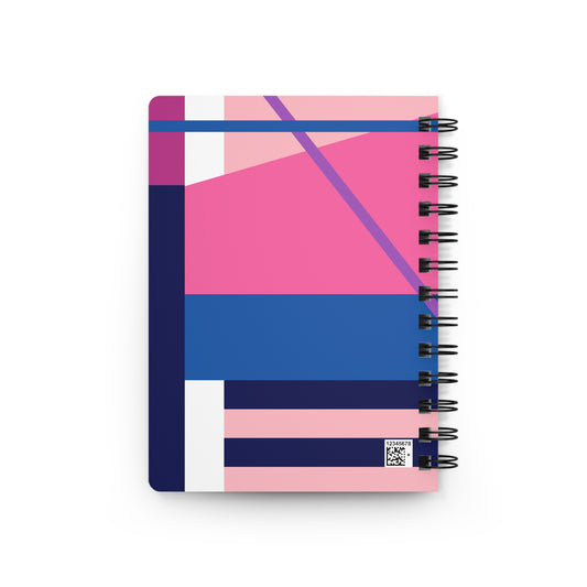 Prism Dreams: Abstract Spiral Notebook