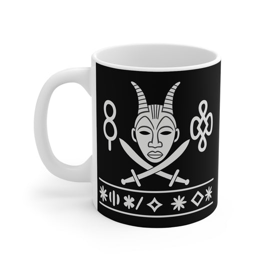 Igbo Pirate Mug - 11oz Ceramic Coffee Cup