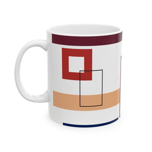 Bold Abstract Bands Coffee Mug | 11 oz Mug