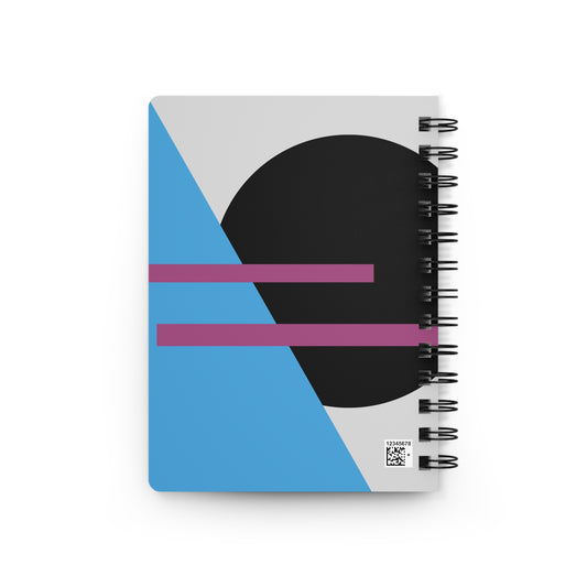 Intersect Abstract Spiral Notebook